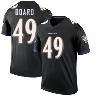 Baltimore Ravens Men's Chris Board Legend Jersey - Black