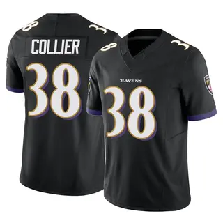 Baltimore Ravens Men's Chris Collier Limited Vapor F.U.S.E. Jersey - Black