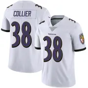 Baltimore Ravens Men's Chris Collier Limited Vapor Untouchable Jersey - White