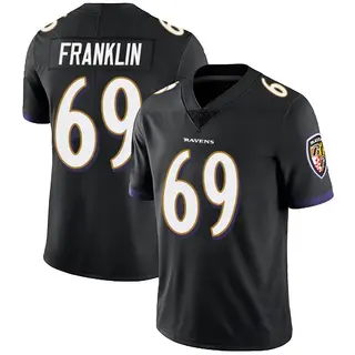 Baltimore Ravens Men's Ja'Mion Franklin Limited Alternate Vapor Untouchable Jersey - Black