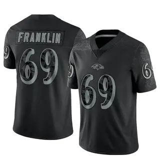 Baltimore Ravens Men's Ja'Mion Franklin Limited Reflective Jersey - Black