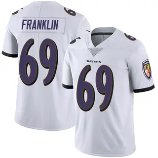 Baltimore Ravens Men's Ja'Mion Franklin Limited Vapor Untouchable Jersey - White