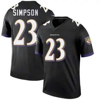 Baltimore Ravens Men's Trenton Simpson Legend Jersey - Black