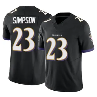 Baltimore Ravens Men's Trenton Simpson Limited Vapor F.U.S.E. Jersey - Black