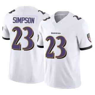 Baltimore Ravens Men's Trenton Simpson Limited Vapor F.U.S.E. Jersey - White