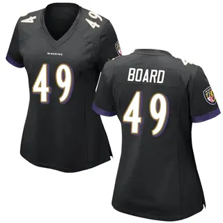 Baltimore Ravens Women's Chris Board Game Jersey - Black