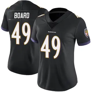 Baltimore Ravens Women's Chris Board Limited Alternate Vapor Untouchable Jersey - Black