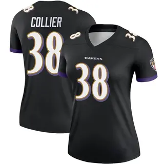 Baltimore Ravens Women's Chris Collier Legend Jersey - Black