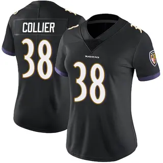 Baltimore Ravens Women's Chris Collier Limited Alternate Vapor Untouchable Jersey - Black