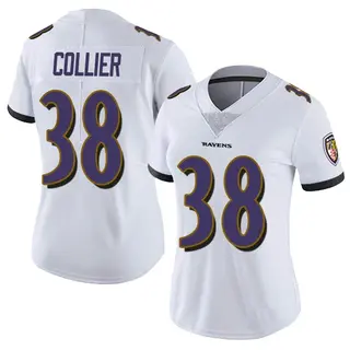 Baltimore Ravens Women's Chris Collier Limited Vapor Untouchable Jersey - White