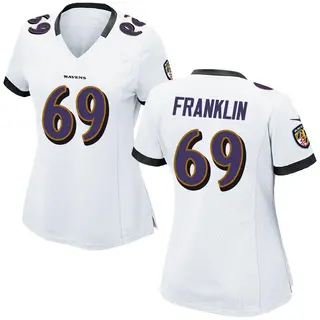 Baltimore Ravens Women's Ja'Mion Franklin Game Jersey - White