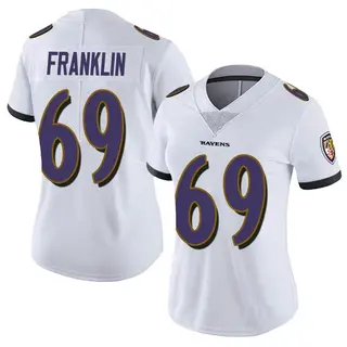 Baltimore Ravens Women's Ja'Mion Franklin Limited Vapor Untouchable Jersey - White