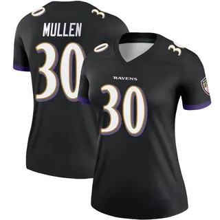 Baltimore Ravens Women's Trayvon Mullen Legend Jersey - Black