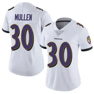 Baltimore Ravens Women's Trayvon Mullen Limited Vapor Untouchable Jersey - White