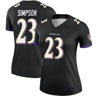 Baltimore Ravens Women's Trenton Simpson Legend Jersey - Black