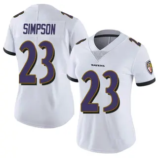 Baltimore Ravens Women's Trenton Simpson Limited Vapor Untouchable Jersey - White