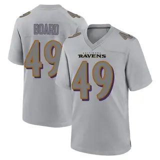 Baltimore Ravens Youth Chris Board Game Atmosphere Fashion Jersey - Gray