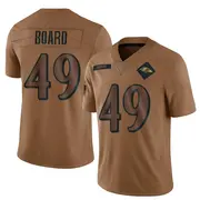 Baltimore Ravens Youth Chris Board Limited 2023 Salute To Service Jersey - Brown