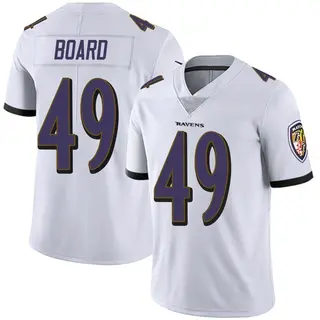 Baltimore Ravens Youth Chris Board Limited Vapor Untouchable Jersey - White