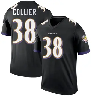 Baltimore Ravens Youth Chris Collier Legend Jersey - Black