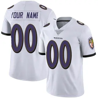 Tashawn Manning Men's Nike Black Baltimore Ravens Alternate Custom Game Jersey