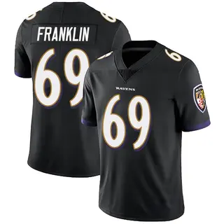 Baltimore Ravens Youth Ja'Mion Franklin Limited Alternate Vapor Untouchable Jersey - Black