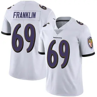 Baltimore Ravens Youth Ja'Mion Franklin Limited Vapor Untouchable Jersey - White