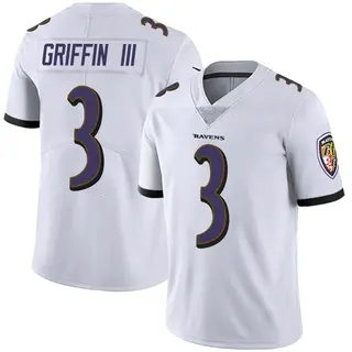 Limited Men's Robert Griffin III Gold Jersey - #3 Football Baltimore Ravens  100th Season Inverted Legend Size 40/M